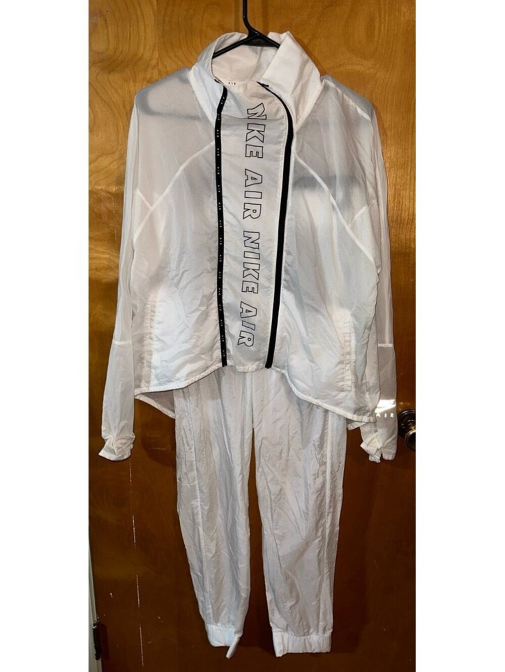2 Piece Nike Air Water-repellent Running Jacket (MED) and pants (SM)